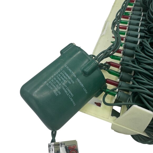 Holiday Time 140-Count 8-Function Memory Lock Red & Green Mini Lights - Picture 4 of 5